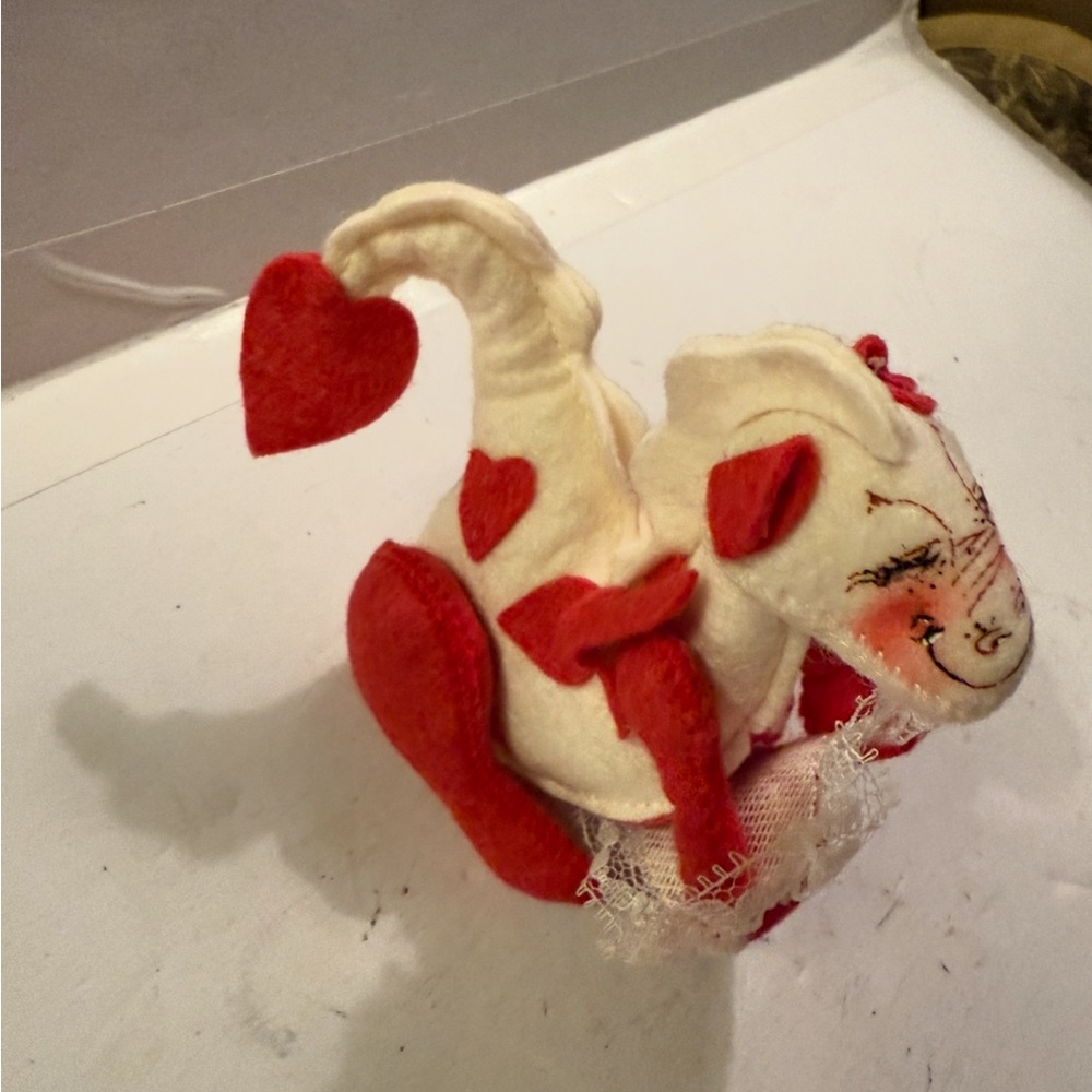 Annalee 5" Valentine Dragon - 1990 - Picture 4 of 7